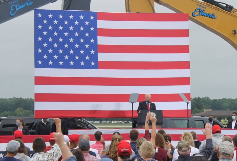 Pence in Michigan: 'We're opening up America again'