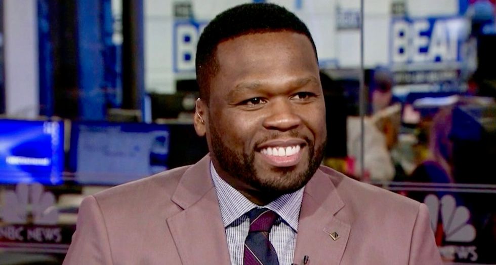 Rapper 50 Cent reveals how he correctly predicted Michael Cohen would flip on Trump to MSNBC's Ari Melber