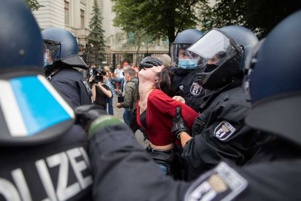 'One big lie:' 38,000 people rally in Berlin against Covid-19 rules
