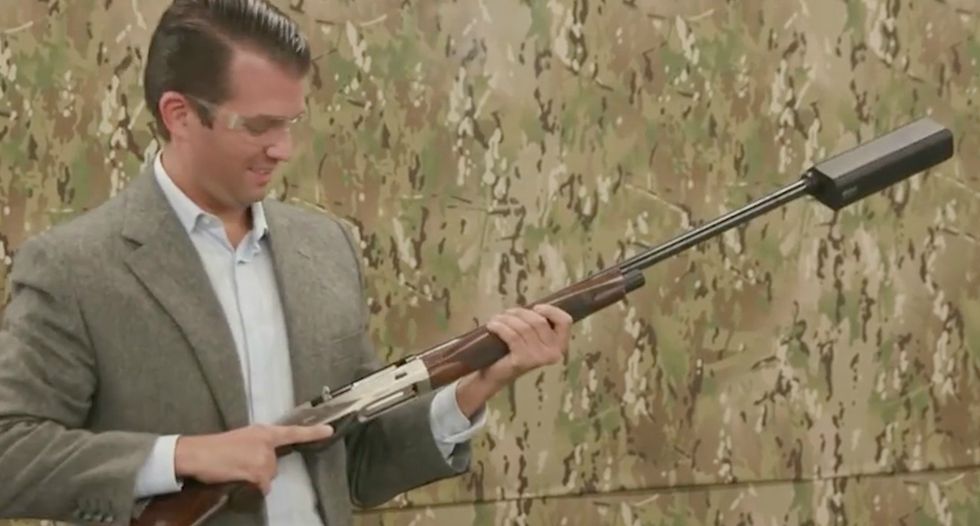 Trump, Jr denies he is vying to take over the National Rifle Association