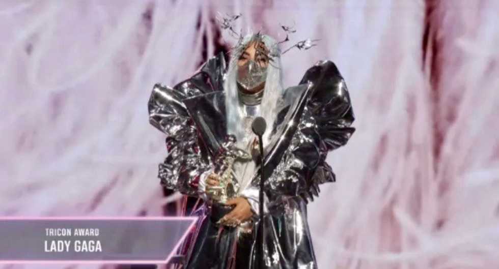 Lady Gaga wins big at socially distanced -- and socially aware -- VMAs
