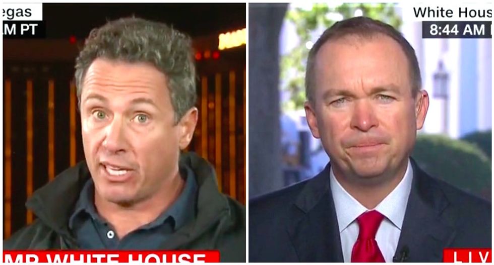 CNN’s Chris Cuomo destroys Mick Mulvaney for caring more about Trump’s feelings than Puerto Rico suffering