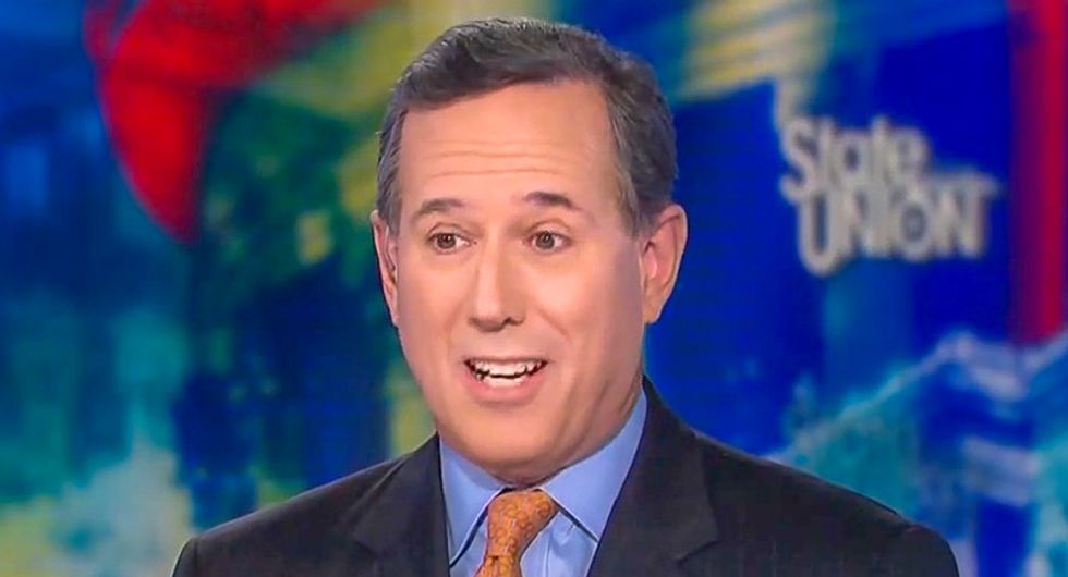 'We just need to rake the floor': CNN panel gets heated after Rick Santorum agrees with Trump on wildfires