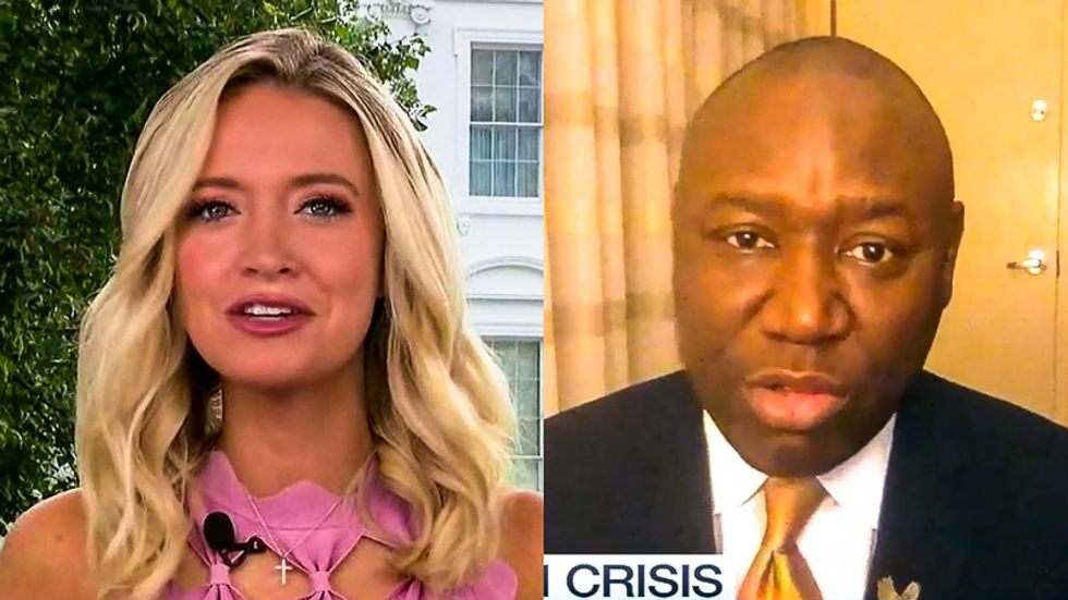 Ben Crump says 'no calls' from Trump after Kayleigh McEnany claims he's 'efforting outreach' to Blake family
