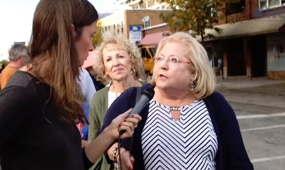 WATCH: Trump supporter tells harassment victims to 'cross their legs and quit acting like they want something'