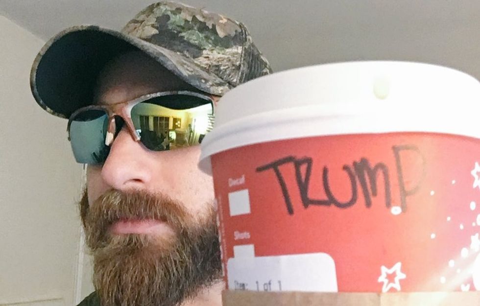 Trump fans try to 'punish' Starbucks by writing his name on cups -- and the internet is cracking up