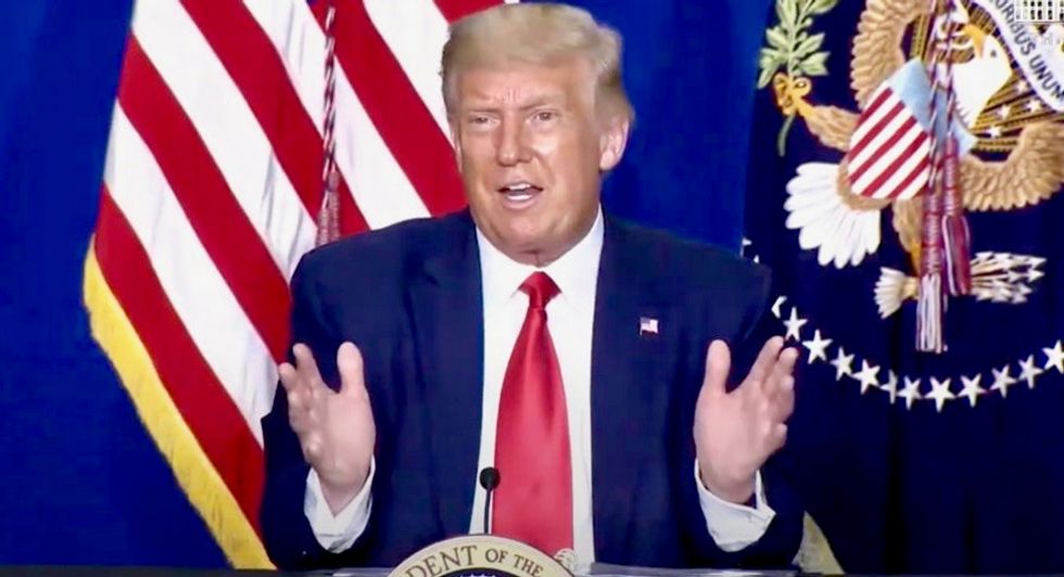 ‘Running a white power message’: Trump criticized over 'racist' tweet