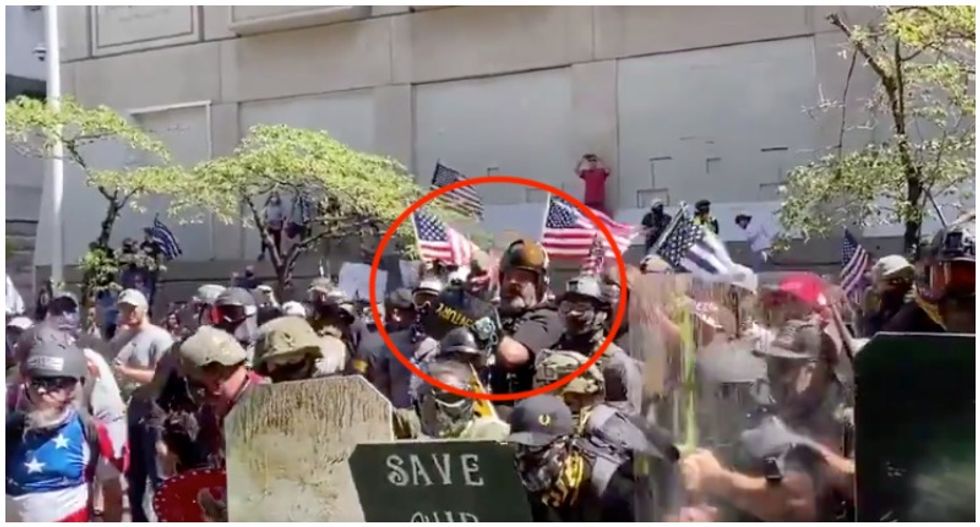 Trump supporter hit with $250K lawsuit after he's caught on video shooting paintballs at counter-protesters