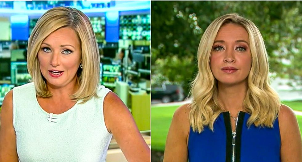 'It would be against the law': Fox News host schools Kayleigh McEnany after Trump tells people to vote twice