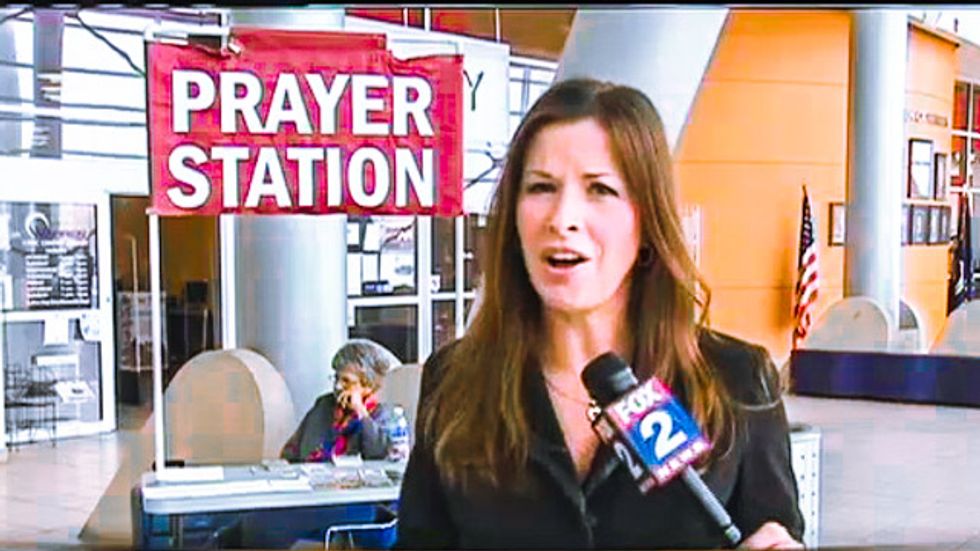 Michigan mayor bans atheist City Hall display to not upset Christian 'Prayer Station'