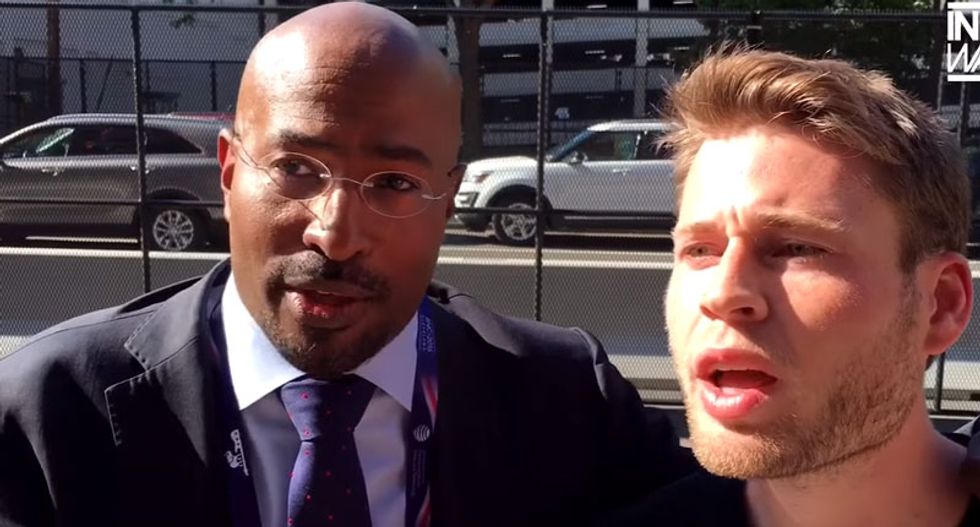 WATCH: Rising right-wing star tries to take down Van Jones -- but gets taught an epic lesson instead
