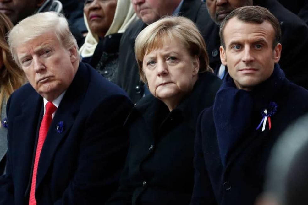 Trump returned from Paris in 2018 with art from US envoy's residence