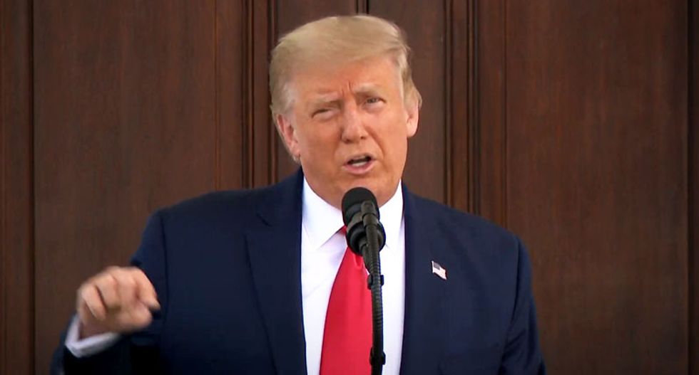 WATCH: MSNBC cuts off Trump's briefing to provide a 'reality check' on his economic growth claims