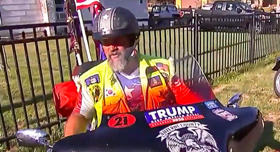 Trump supporter warns MSNBC he will 'take up arms' if Biden wins: 'If that's what it comes to'