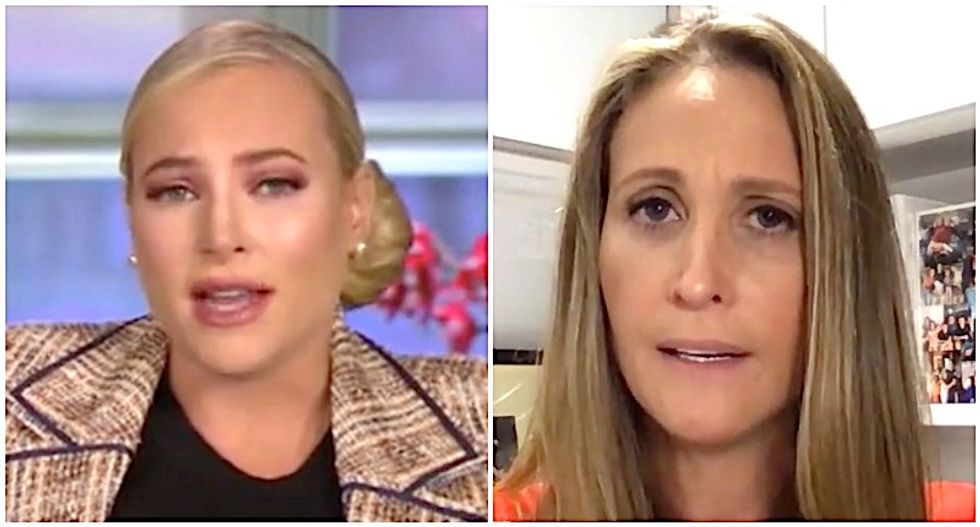 The View's Meghan McCain rips Melania Trump's friend over tell-all book -- and then gets patiently schooled