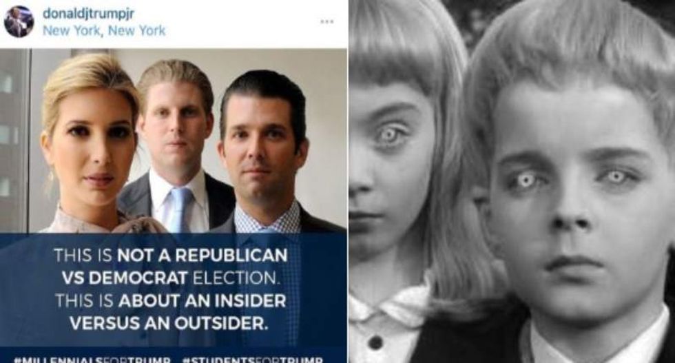 Trump's kids try painting him as an 'outsider' -- and the Internet roasts them