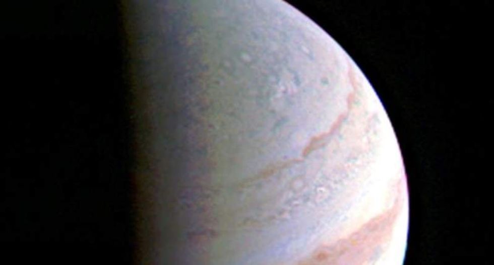 NASA's Juno spacecraft releases historic first pictures of Jupiter's north pole