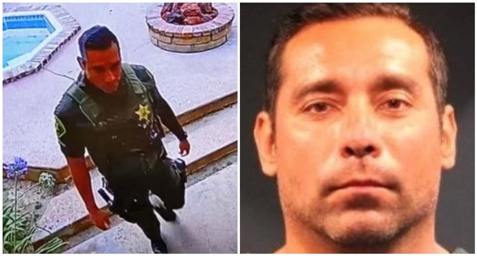 California sheriff's deputy caught on video stealing from deceased resident's home