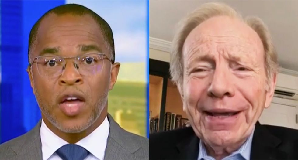 Joe Lieberman stuns MSNBC host by praising Trump as a 'disruptor in some ways that's positive'