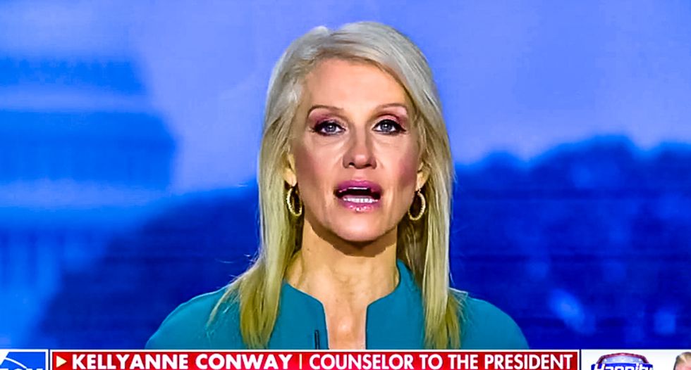 'She needs to not be a hypocrite on women': Conway attacks Hillary over Weinstein after Trump won't condemn him