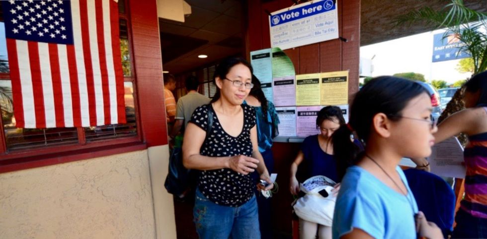 Asian Americans’ political preferences have flipped from red to blue