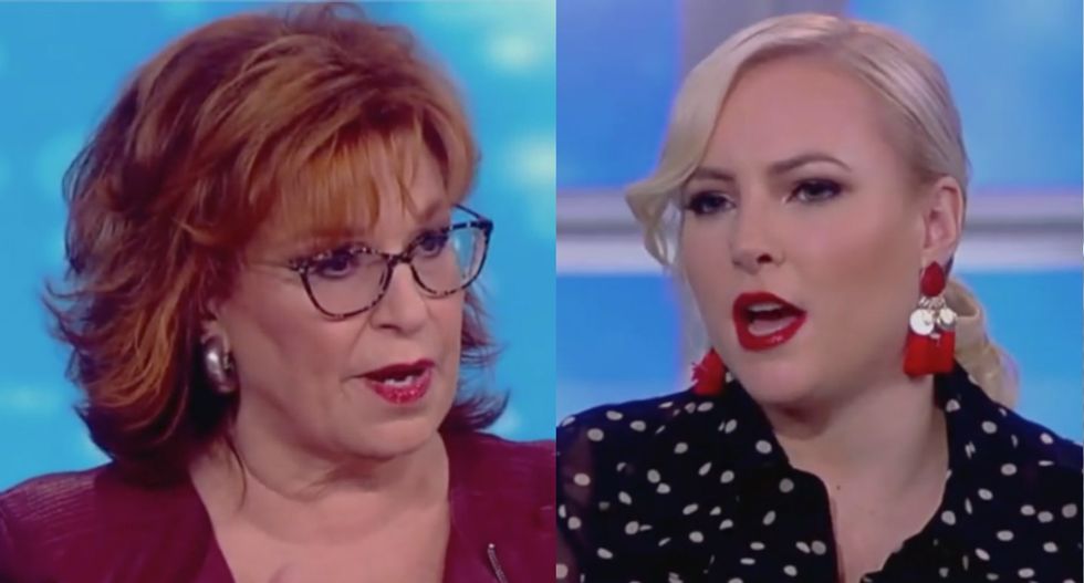 The View’s Meghan McCain sets off a shouting match when Joy Behar compares Trump and Bush Sr.
