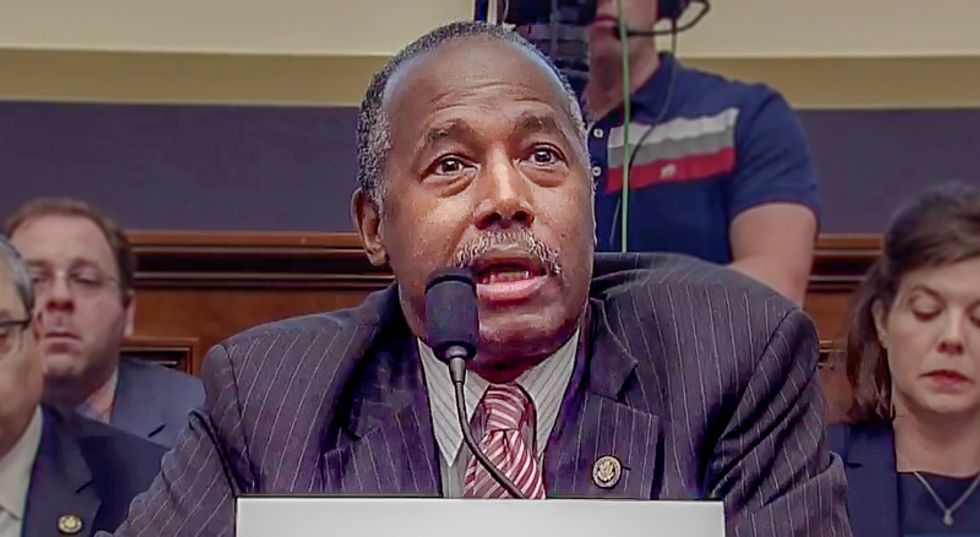 Ben Carson spent $31k on a dining set after cutting HUD's homeless housing budget