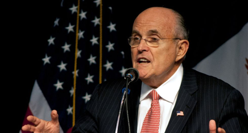 Someone turned Rudy Giuliani's angry Twitter typo into hilarious anti-Trump commentary