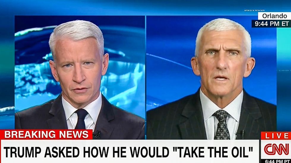 General shreds Trump's Iraqi oil plan: 'Not American way' to steal the land and 'rape its women'