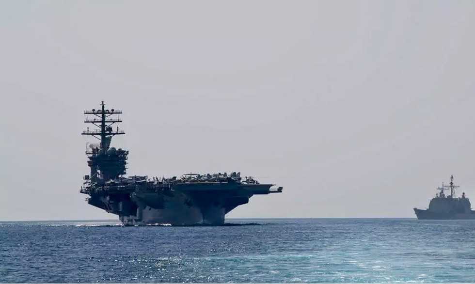 US carrier enters Gulf amid sanctions threats toward Iran
