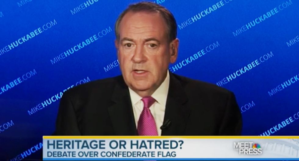 Huckabee: Confederate flag-waving South Carolina can't be racist because it has an 'Indian' governor