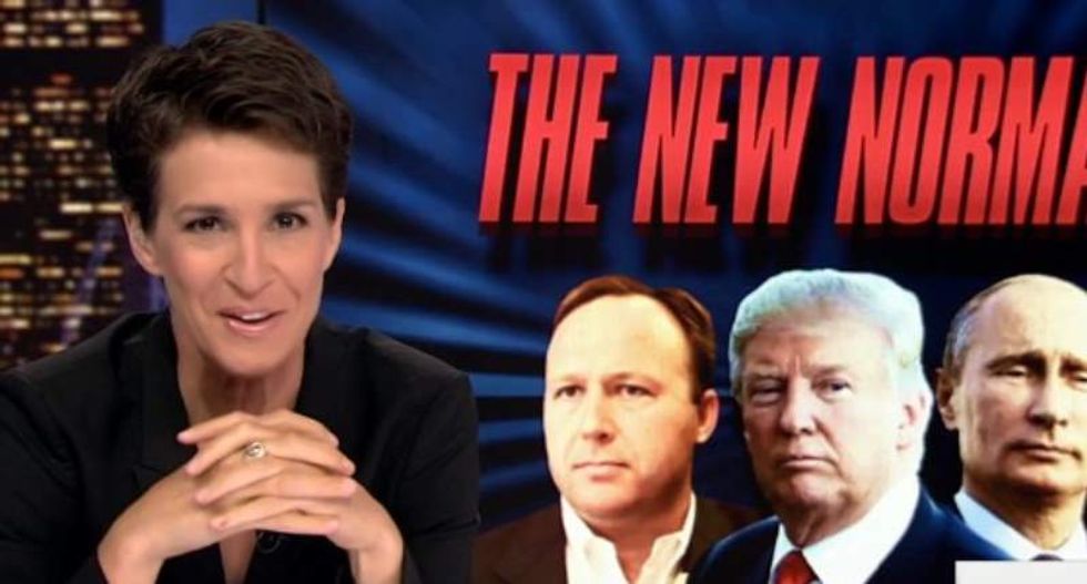 Rachel Maddow debunks Trump's ego trip: Putin called him 'flamboyant' — not 'brilliant'