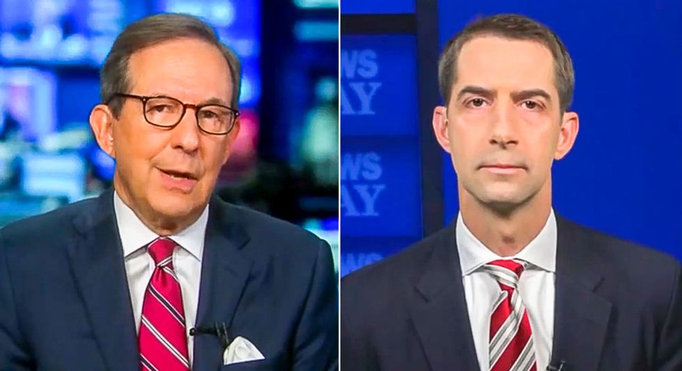 'You don't see any hypocrisy?' Chris Wallace filets Tom Cotton by replaying his Merrick Garland speech