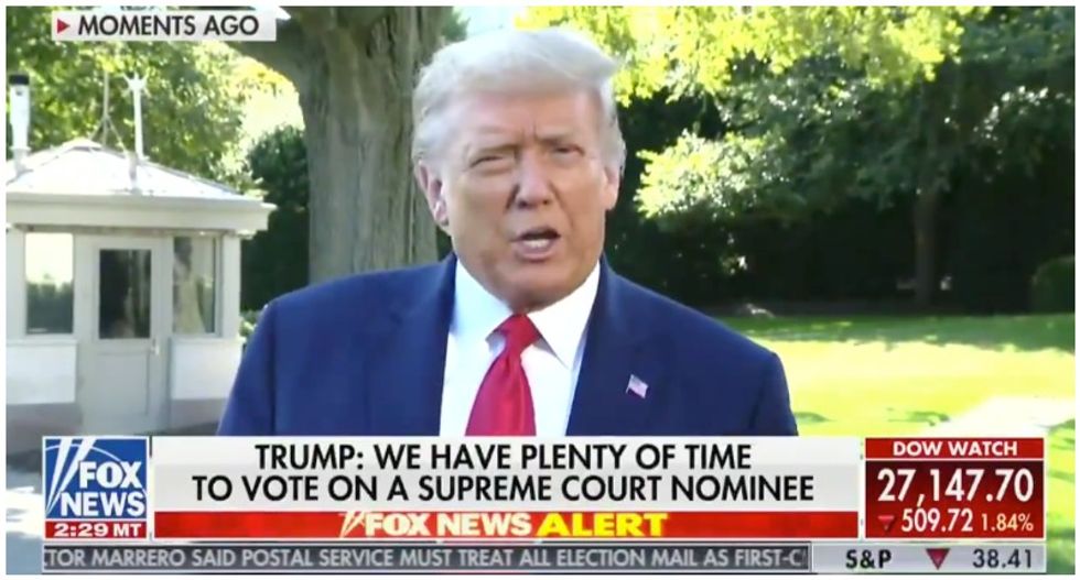 Trump discounts RBG’s dying wish as being ‘too convenient’ for Democrats