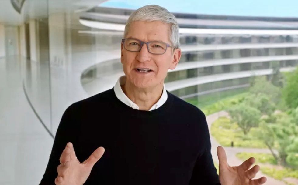 Apple chief says fires and storms show impact of climate change