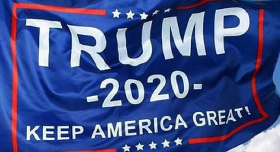 WATCH: Trump supporter attacks Black man with his Trump flag -- and it hilariously backfires