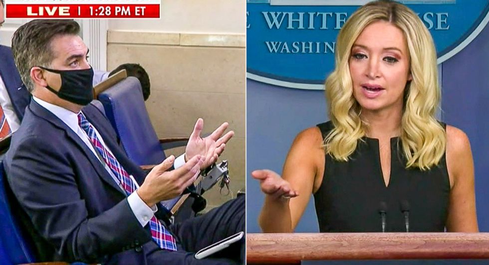 Kayleigh McEnany struggles to explain why Trump says COVID affects 'virtually nobody' after deaths surpass 200,000
