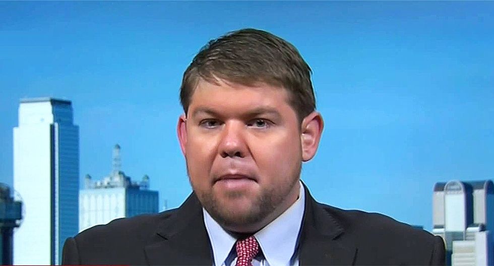 CNN panel erupts in laughter when flailing Trump fan again brings up FBI 'secret society'
