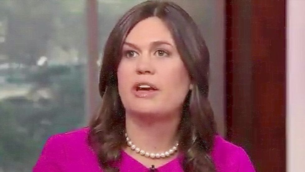 Sarah Sanders squirms and lies after the Today Show points out Mueller's report 'does not exonerate' Trump