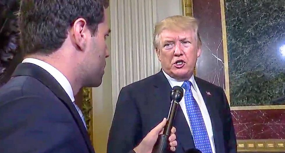 Reporter calls Trump a liar to his face: Claiming US is 'highest taxed country' is 'objectively false'