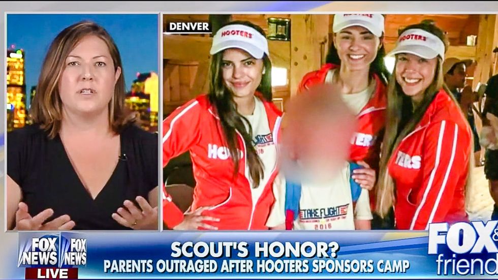 Fox host grills mom for opposing Hooters 'girls' at Cub Scout camp: 'I don't see a problem'
