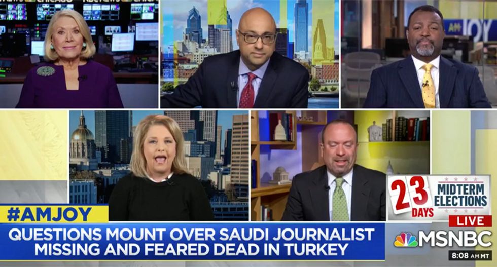 Trump defender claims president never threatened journalists and entire MSNBC panel overwhelms her with examples