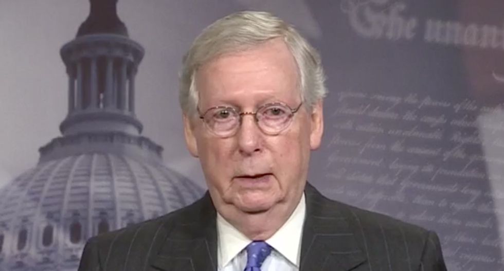 Mitch McConnell says oversight of Trump is ‘presidential harassment’ as he lashes out at House Democrats
