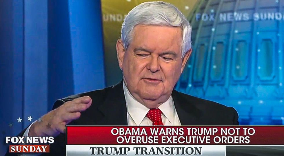 Newt Gingrich compares Obama's legacy to a blow-up doll: 'It shrinks and shrink and shrinks'