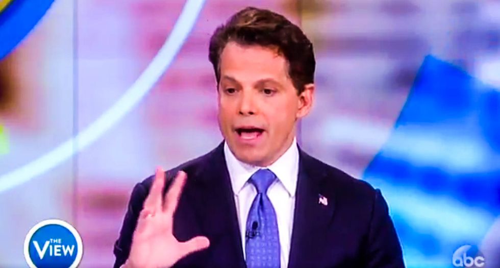 WATCH: Anthony Scaramucci confirms on 'The View' that Steve Bannon has white nationalist 'tendencies'
