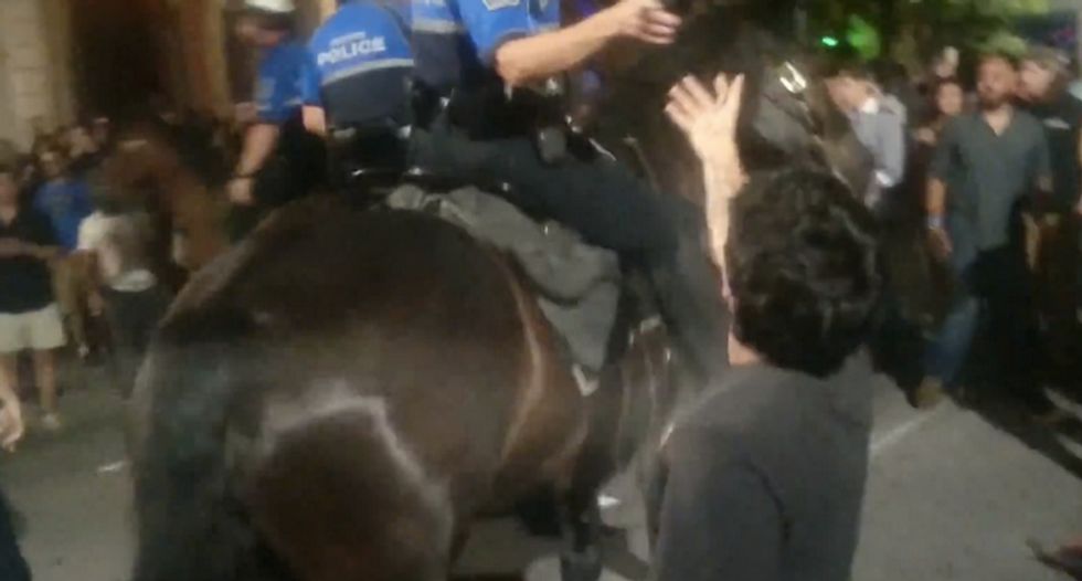 'What the f*ck dude!': Watch Austin cop pepper spray man for filming an arrest