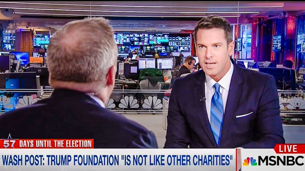 Watch MSNBC host throw shade at coughing GOP official: 'Is that pneumonia?'
