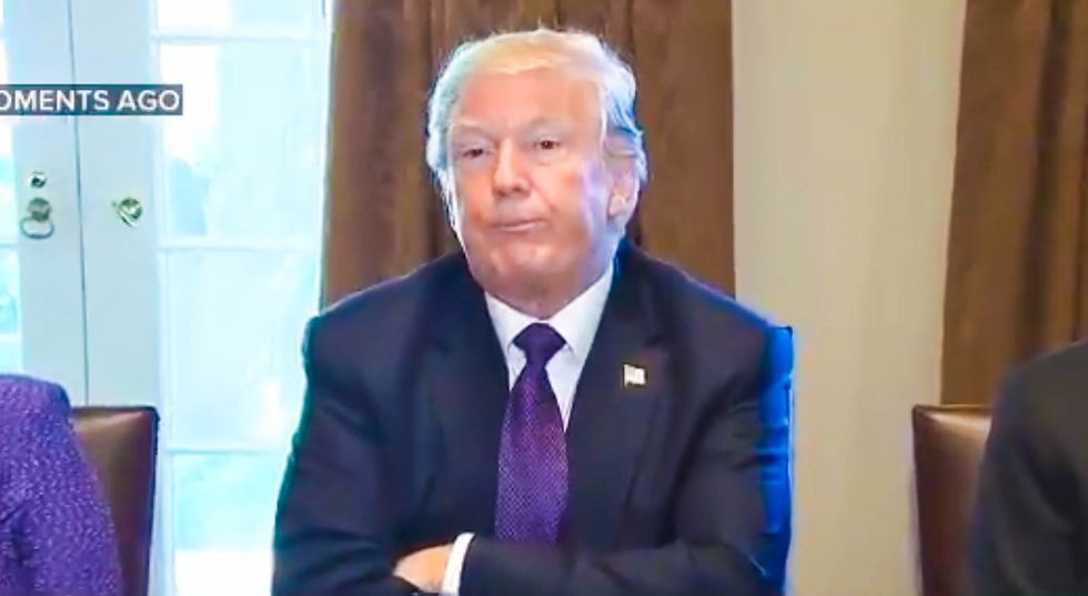 'I did not say what she said!' Pouty Trump lashes out when asked for proof of Wilson fabricating quotes
