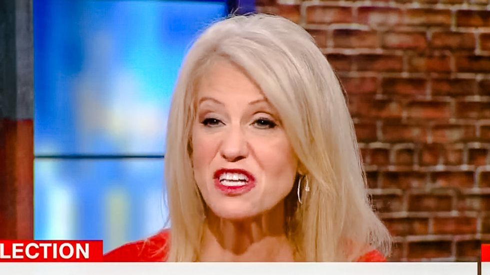Kellyanne Conway melts down after Clinton staffer calls out Trump's courting of 'white supremacists'