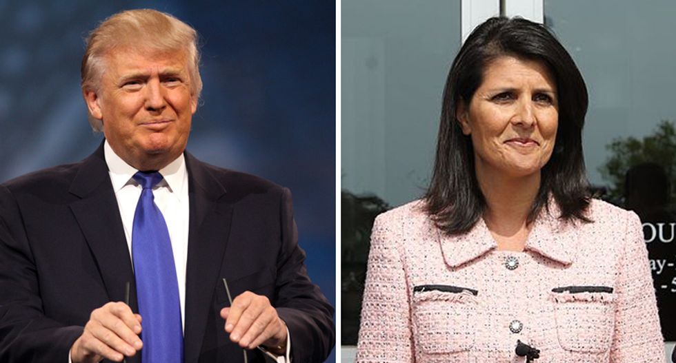 Does 'Fire and Fury' passage about Nikki Haley imply she and Trump are having an affair?